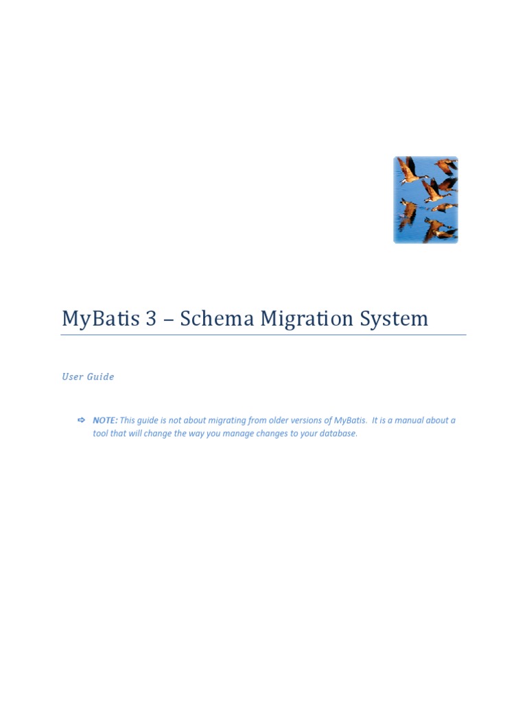 MyBatis 3 Migrations | PDF | Databases | Computer File