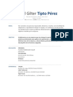 CV Lleral Gilter Tipto Perez