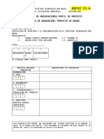 Anexo 11-A Formulario de Observaciones PDG