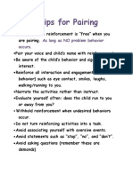 Tips For Pairing