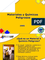 Materiales y Quimicos Peligrosos