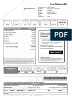 Your Reliance Bill: Summary of Current Charges Amount (RS)