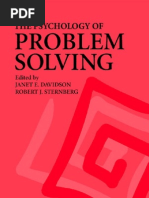 Download Davidson Sternberg The Psychology of Problem Solving 2003 by Yuriy Razhev SN53063917 doc pdf