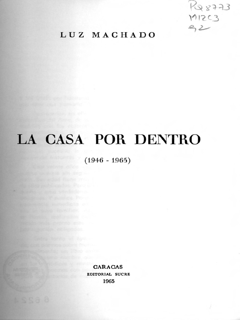 La Casa Por Dentro PDF