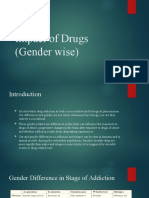 Impact of Drugs (Gender Wise)