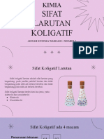 Sifat Koligatif Larutan