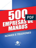 Ebook 500 Empresas de Manaus