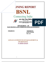 BSNL Training Report