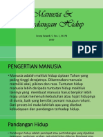 Manusia Dan Pandangan Hidup 2020