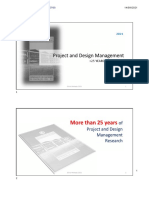 Project Design Management 25 Years 2021