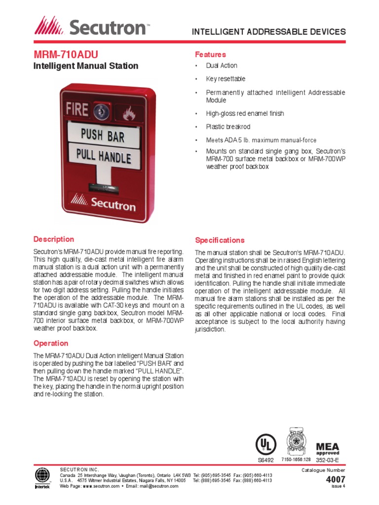 MRM-710ADU: Intelligent Manual Station | PDF | Electrical Engineering