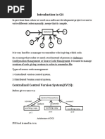 Introduction To Git: Architecture of CVCS