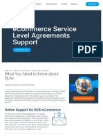 Ecommerce Service Level Agreements With Online Support Business To Business Eco2020 11-13-09!45!45