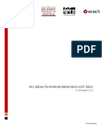 IIFL Wealth Hurun India Rich List 2021