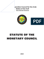 Statute of The Monetary Council