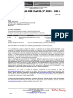 PROFORMA DM-INACAL #2853 - 2021: Dirección de Metrología