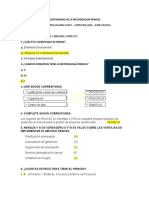 Cuestionario de Evaluacion de Metodologia