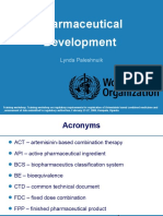 Pharmaceutical Development: Lynda Paleshnuik