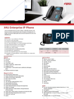 X4U Enterprise IP Phone-X4U Datasheet
