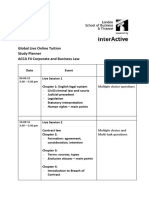 F4 Study Plan Dec 2015