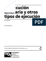 Tema 2. La Ejecución Dineraria y Otros Tipos de Ejecución.