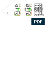 2d FRONT VIEW of Building in Autocad
