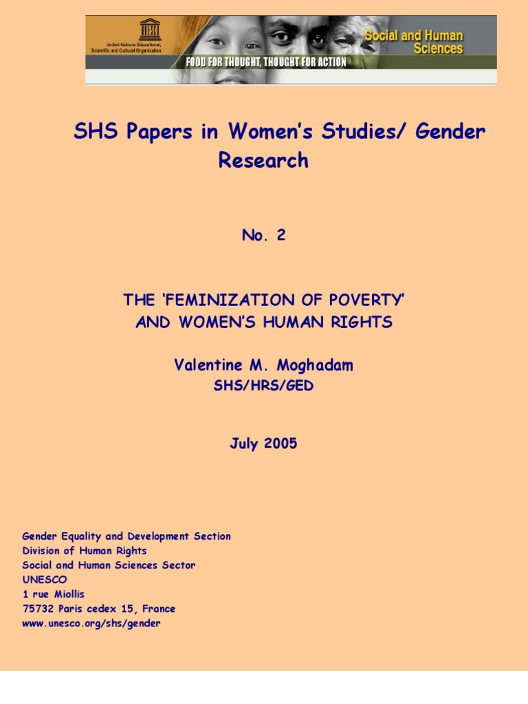 Essay On Feminization Of Poverty