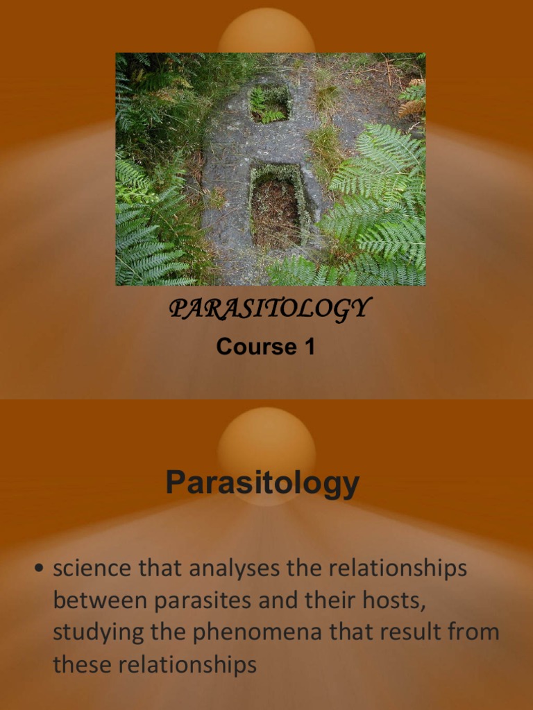 Parasitology: Course 1 | PDF | Parasitism | Parasitology