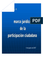 Marco Juridico de La Participacion Ciudadana