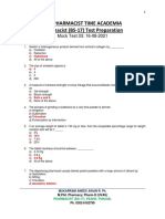 MOCK TEST 03 - KEY - Pharmacist - 16.08.21-1