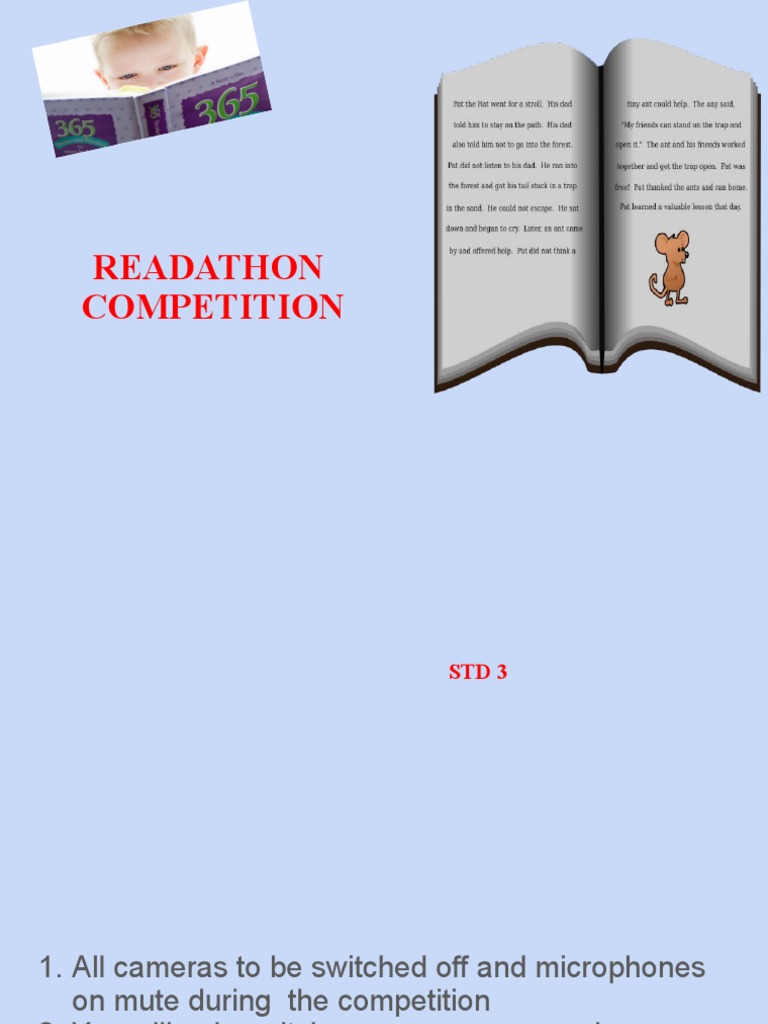 Grade 3 Readathon Competition Stories | PDF