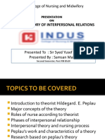 Peplau's Theory of Interpersonal Relations