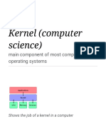 Kernel (Computer Science) - Simple English Wikipedia, The Free Encyclopedia