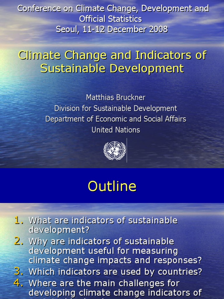 Climate Change Indicators for Development | PDF | Climate Change ...