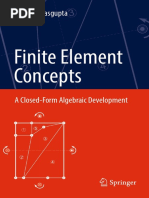 Gautam Dasgupta (Auth.) - Finite Element Concepts - A Closed-Form Algebraic Development-Springer-Verlag New York (2018)