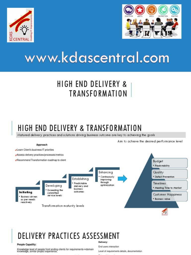 High End Delivery and Transformation PDF Product Lifecycle