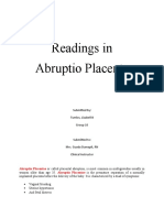 Readings in Abruptio Placenta