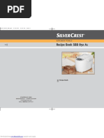 SET 2 CINGHIE SILVERCREST MACCHINA PANE SBB 850 A1 B1 C1 VERIFICARE