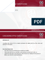 Unit 2 - Chapter 06 - Cascaded Style Sheets