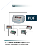XK315A1 series Weighing Indicators User Manual