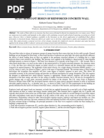 Blast Resistant Design of Reinforced Concrete Wall