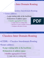 Classless Inter Domain Routing