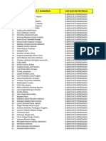 Lista entrega ejercicios estudiantes