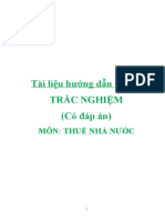 Tham Khao 104 Cau Hoi Trac Nghiem Mon Thue Co Dap An
