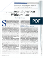 Consumer Protection Without Law