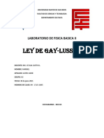 Ley de Gay-Lussac