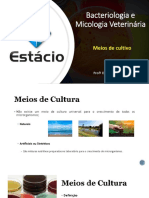 Meios de cultivo para microrganismos veterinários