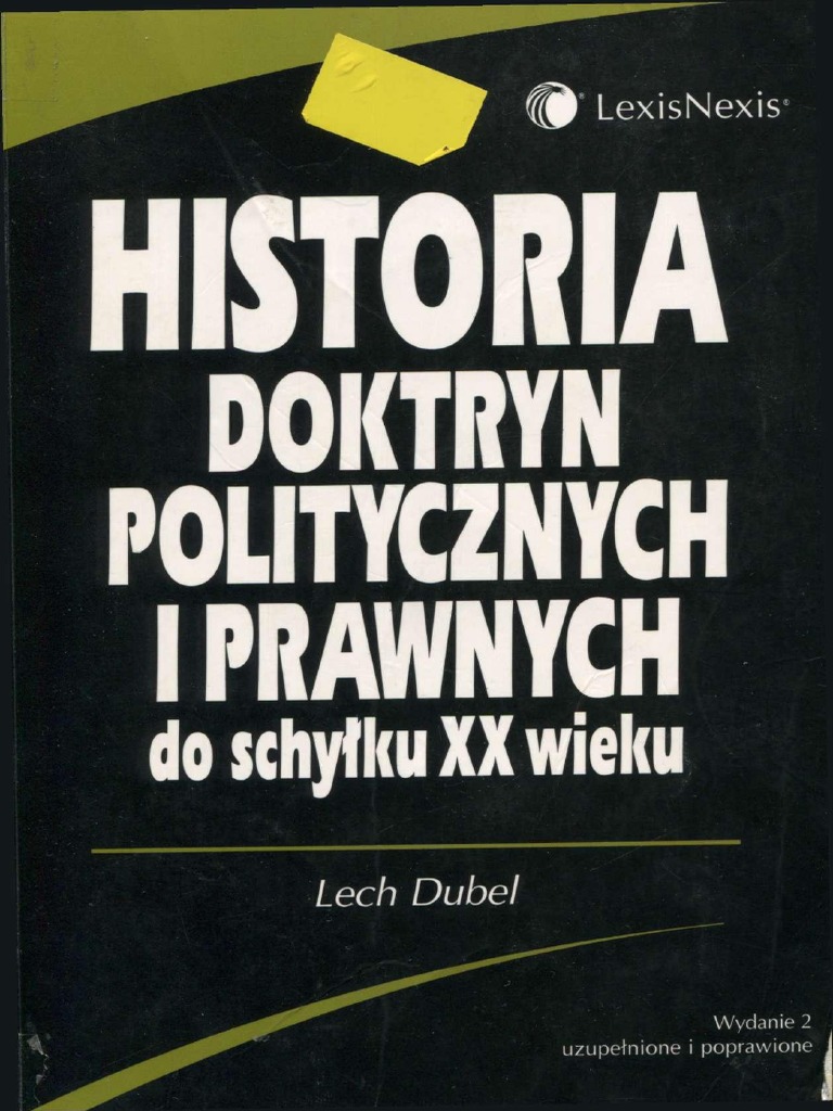 Historia Doktryn Politycznych I Prawnych Pdf