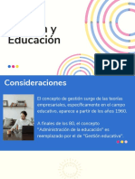 Gestión y Educación