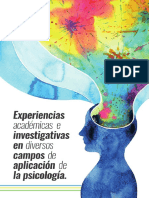 Experiencias académicas e investigativas en diversos campos de la psicología